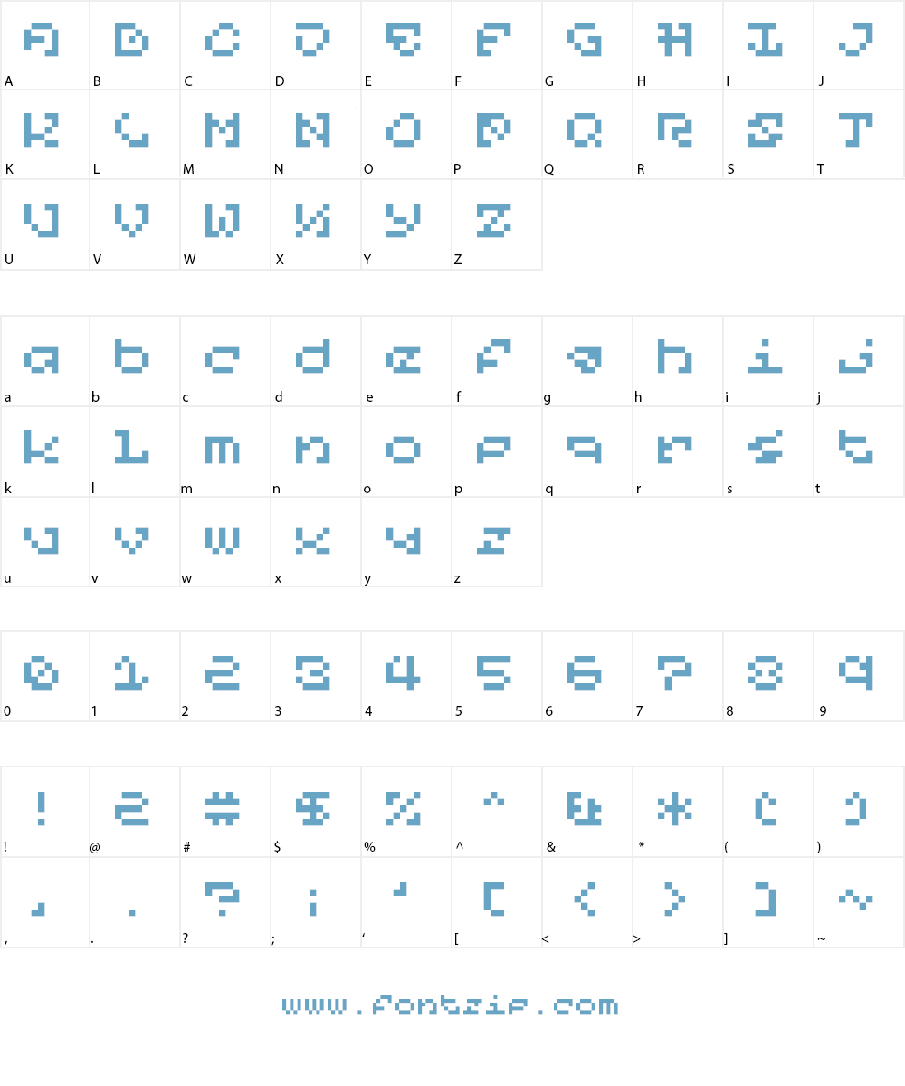 Pixel Or GTFO Font Character